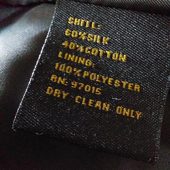 NEW ABS by Allen Schwartz Metallic Ice Blue Silk Skirt Jacket Suit Set, Size 10 - Picture 6 of 16